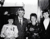 Jan Malypetr with family, 1983