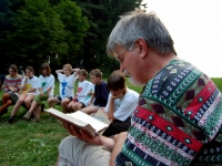 2010 Daniel Ženatý at a children's camp
