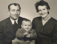 Parents with younger brother Jaroslav, 1968