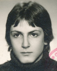 Vladimír Vindiš on a photograph from a military book, 1979