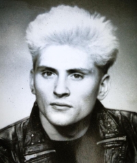 Young punk Kamil Krůta, second half of the 80s