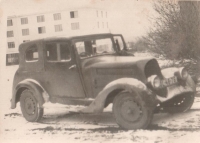 Father's first Tatra car