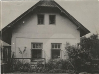 The family house of the family of Miloslava Kořínková, which was later demolished due to the construction of the Švihov water reservoir