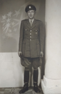 Ján Rišián in uniform