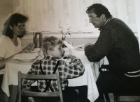 Ján Rišián with family