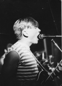 Witness as a guitarist of the Teplice punk band FPB, 1986