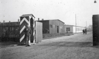 Prison camp near Dresden, where the witness's father Johann Hable served, around 1940