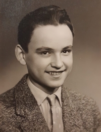 Jiří Dobrovolný, 15 years old, 1960