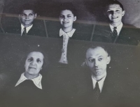 Nohejl family, Vítězslav Nohejl first from the left, 1939