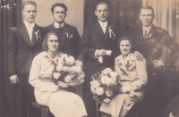 Wedding photograph of Mrs. Málková's parents