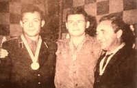 Vlastimil Hort (in the middle) as the winner of III. MSA Warsaw Pact