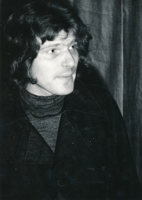 Petr Císařovský as a student of UMPRUM, 1971