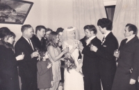 Parents' wedding, 1973