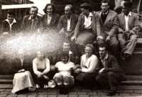 Marie Prchalová with colleagues from the amateur ensemble