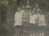 Children with different nationalities in Brno around 1937