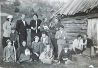 Czechs in the village Bohdan in Carpathian Ruthenia