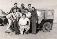 The one with the pipe - working by the Dead sea - 1954