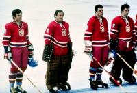 Players of the national team, from right: Štastný, Sakáč, Kužela, Králik