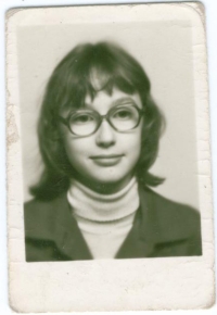 Miloň Pohořelý's daughter Jana Pohořelá, Prague, ca. 1979