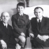 With his father and grandfather during World War II