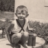 Jan Bures as a little boy in 1947