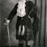 Witness in Scottish kilt during his studies in the UK, Edinburgh, Christmas 1946